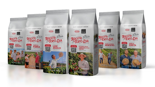 Embalagem especial de café traz histórias de famílias cafeicultoras brasileiras